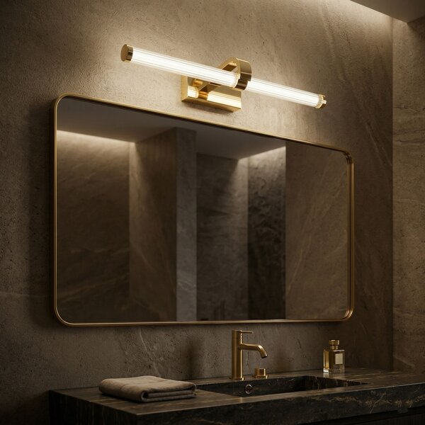 Bathroom LED wall sconce APP1884-1W 60cm GOLD
