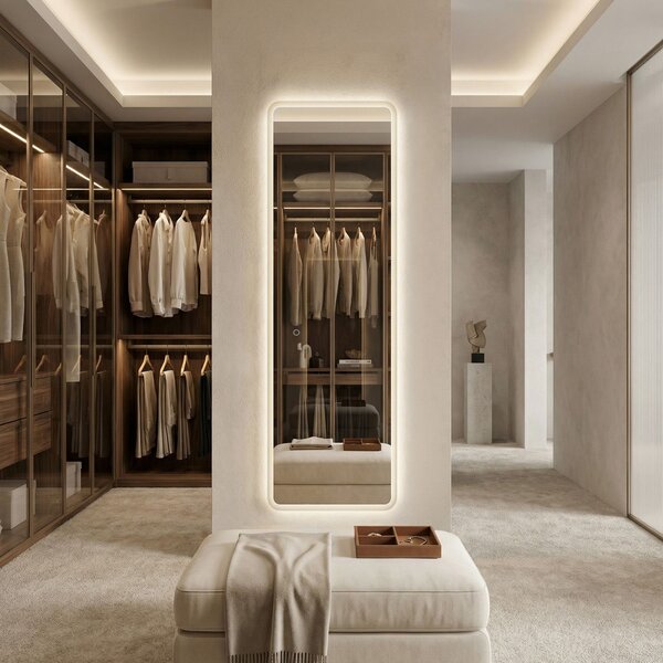 Mirror LED 150x50cm MOL-SQ