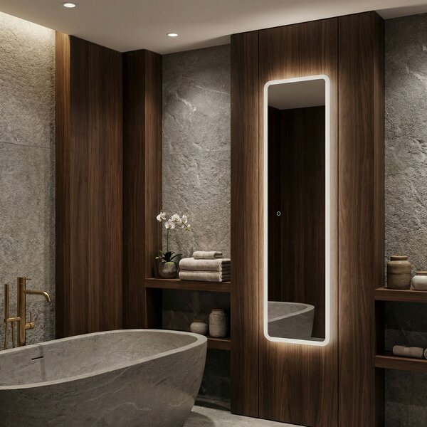 Mirror LED 150x50cm MOL-SQ