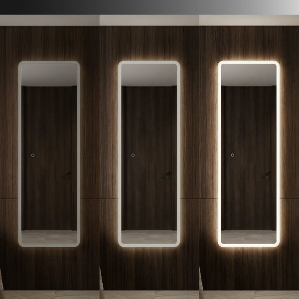 Mirror LED 150x50cm MOL-SQ