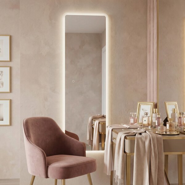 Mirror LED 150x50cm MOL-SQ