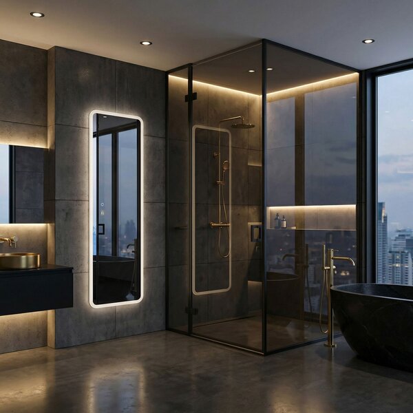 Mirror LED 150x50cm MOL-SQ