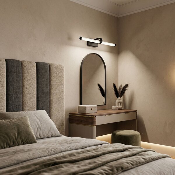 Bathroom LED wall sconce APP1887-1W 40cm BLACK