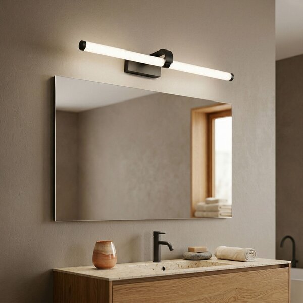 Bathroom LED wall sconce APP1888-1W 60cm BLACK
