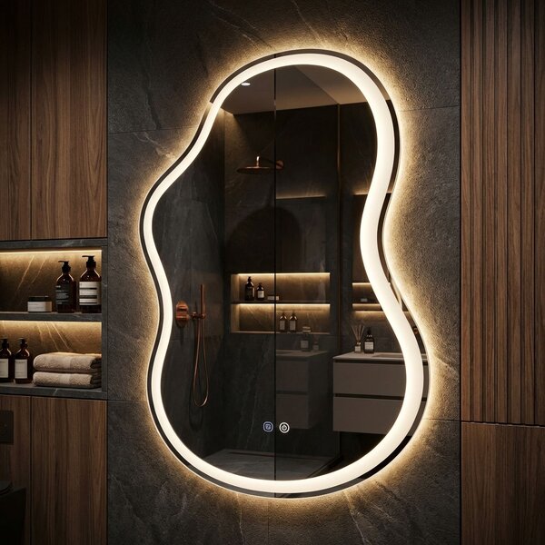 Mirror LED UNO DOUBLE 80x55 cm