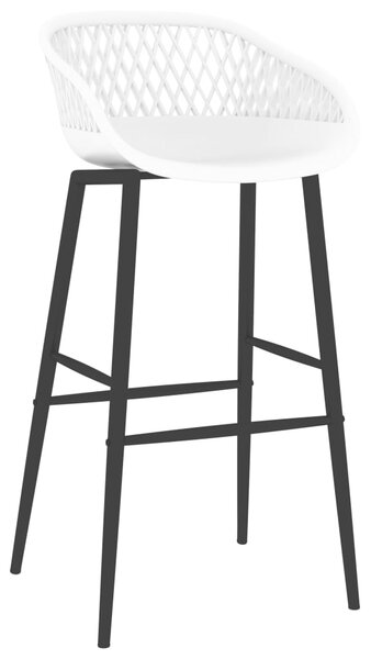 Bar Chairs 4 pcs White