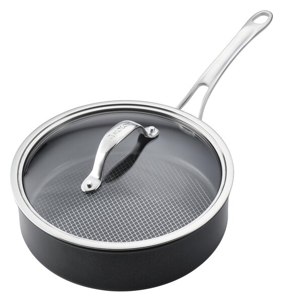 Anolon X Non-Stick Aluminium Saute Saucepan with Lid, 24cm