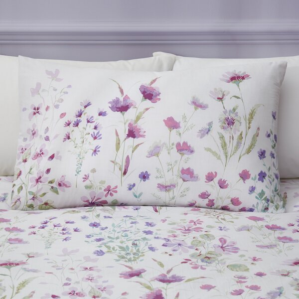 Watercolour Floral Duvet Cover & Pillowcase Set