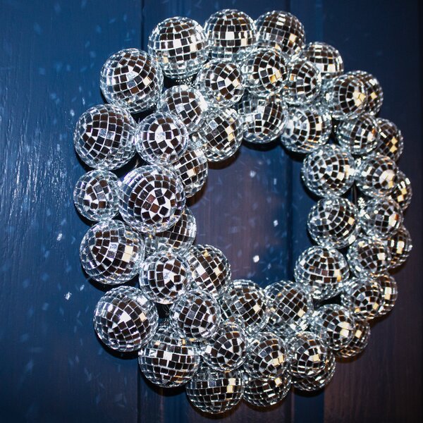 Disco Ball Wreath