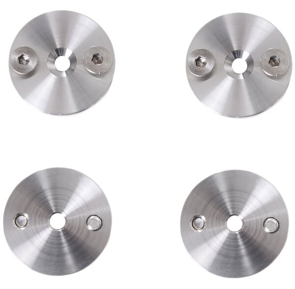 HOMCOM 35-45mm Track Stainless Steel Sliding Door Kit Silver