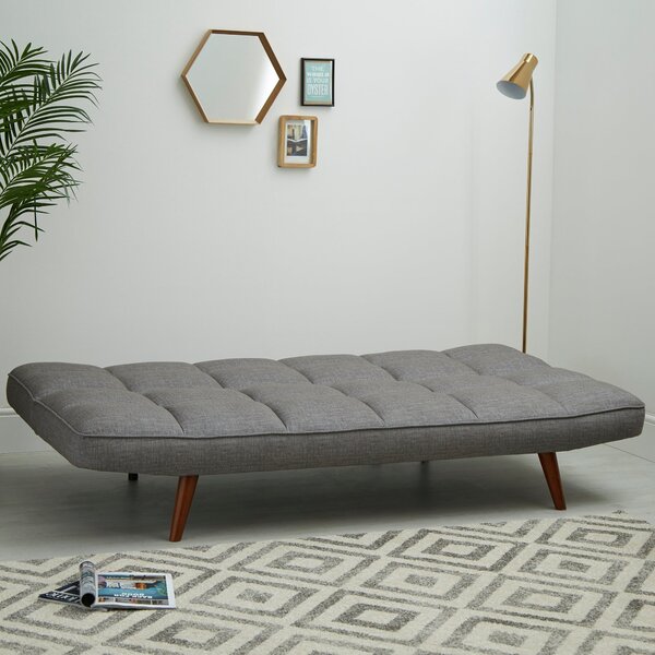 Xander Colour Pop Clic Clac Grey Double Sofa Bed