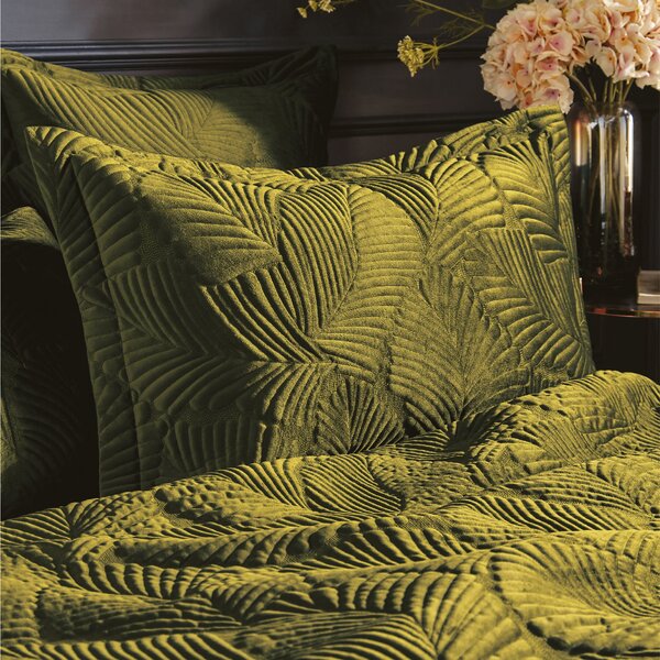 Paoletti Palmeria Embroidered Reversible Duvet Cover & Pillowcase Set