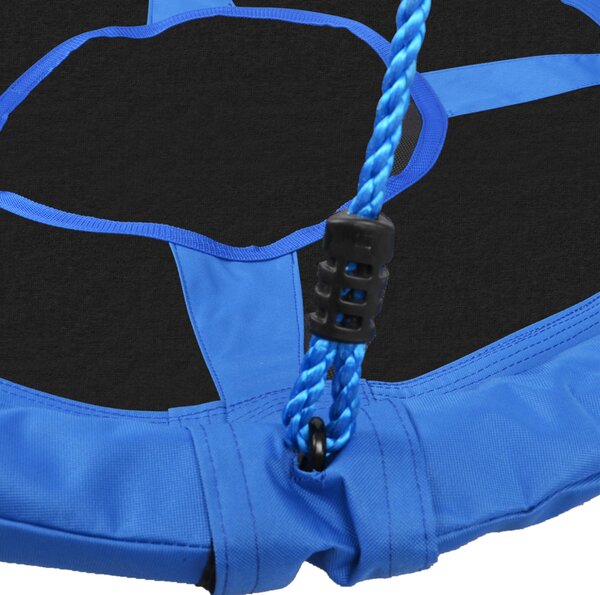 HOMCOM 40 Inch / 100 cm Tree Swing Round Kids Nest Swing Seat for Outdoor Backyard Garden Play Activity Blue