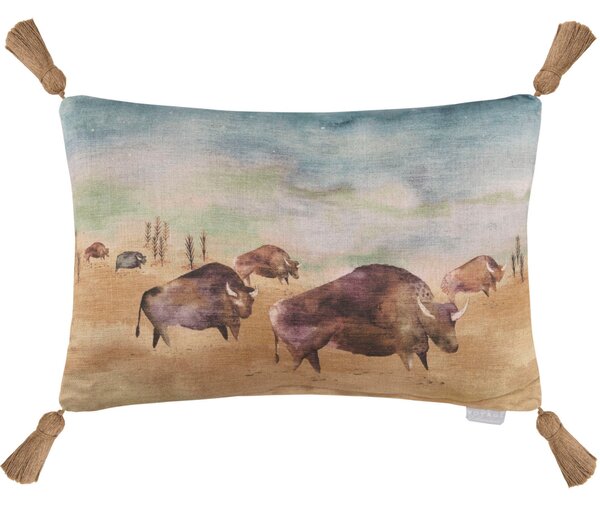 Tatanka Velvet Rectangle Cushion