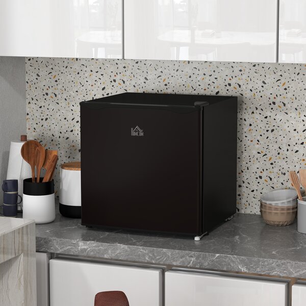 HOMCOM 35L Mini Freezer, -24℃ to -14℃ Temperature - Black Aosom UK