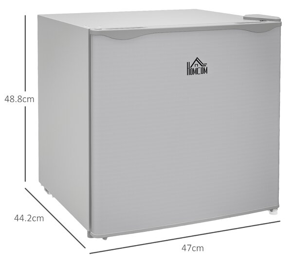 HOMCOM 35L Mini Freezer with Adjustable Temperature -24℃ to -14℃, Compact Freezer for Home, Grey Aosom UK