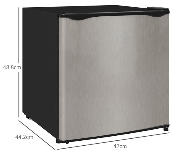 HOMCOM 35L Mini Freezer, -24℃ to -14℃ Temperature - Silver Tone