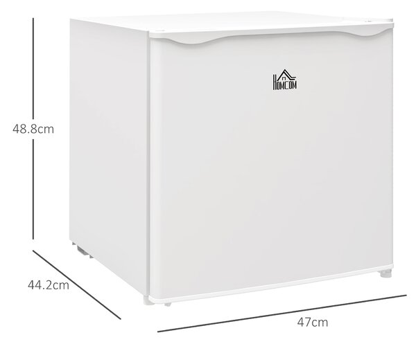 HOMCOM 35L Mini Freezer with Reversible Door and Removable Shelf, Compact Freezer, White Aosom UK