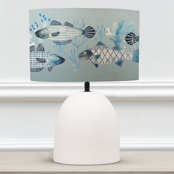 Larissa Table Lamp with Barbeau Shade