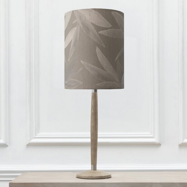 Solensis Table Lamp with Silverwood Shade