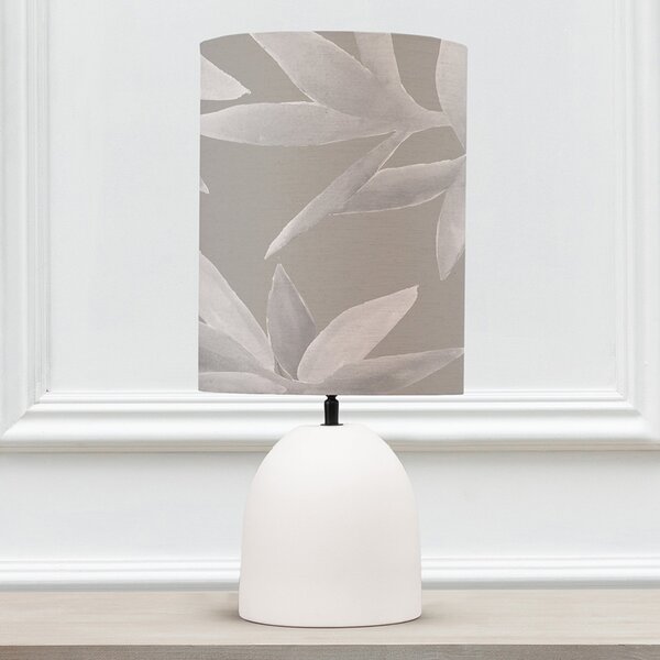 Larissa Table Lamp with Silverwood Shade