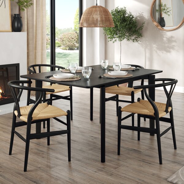 Hudson 4 Seater Square Extendable Dining Table, Oak