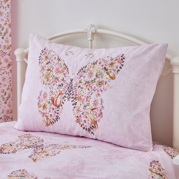 Catherine Lansfield Enchanted Butterfly Reversible Duvet Cover & Pillowcase Set