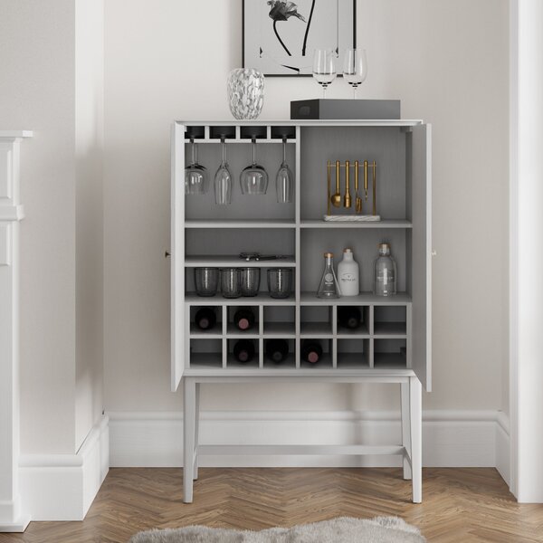 Delphi Drinks Cabinet, Grey