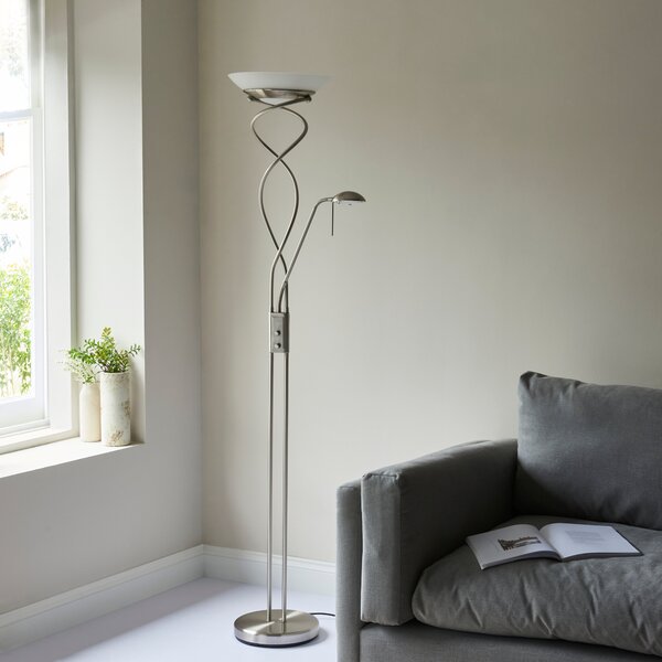 Vogue Lukas Mother & Child Metal Floor Lamp