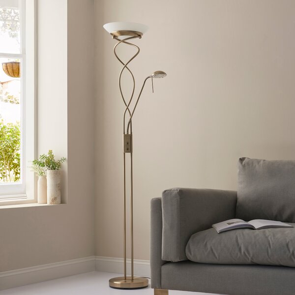 Vogue Lukas Mother & Child Metal Floor Lamp