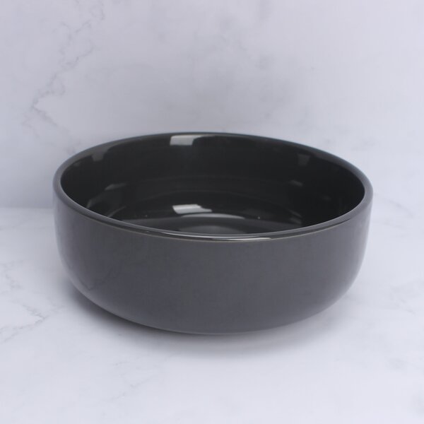 Stacking Stoneware Cereal Bowl Graphite (Grey)