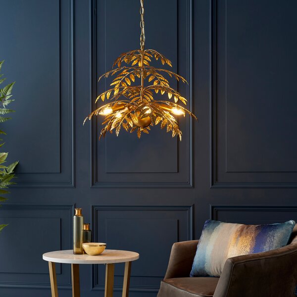 Vogue Sago 5 Light Leaf Pendant Light