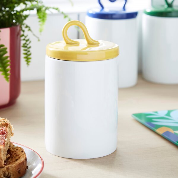 Elements Novelty Jar with Handle Yellow