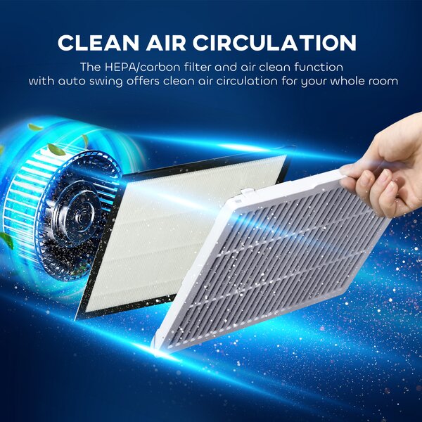 HOMCOM 5500mL Portable Dehumidifier with Air Purifier, 24H Timer, 5 Modes, 16L/Day, Quiet Low-Energy Dehumidifier for Home Laundry Basement, Black Aosom UK