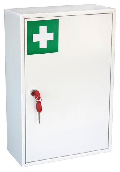 Securikey Medical Cabinet Size 2 With Key Lock, White