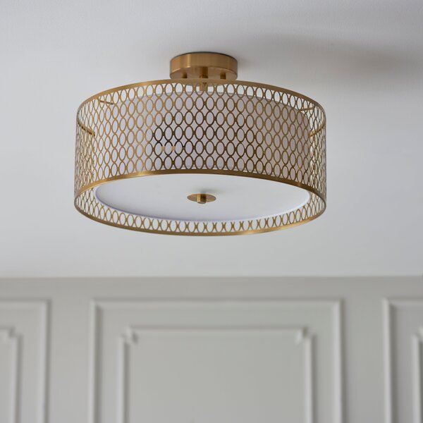 Vogue Toina 3 Light Flush Ceiling Light