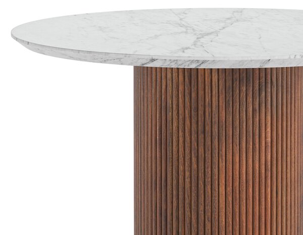 Milo Mango Fluted Dining Table | Roseland Furniture