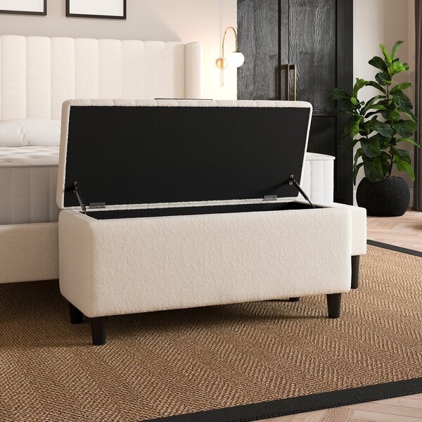 Alara Teddy End of Bed Storage Ottoman