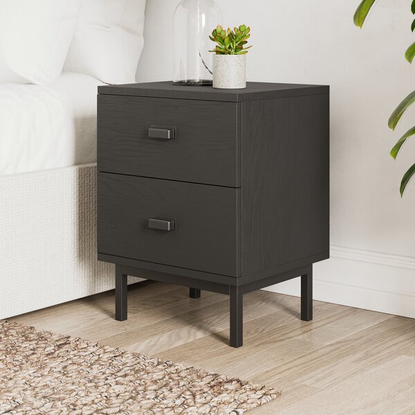 Fulton 2 Drawer Bedside Table