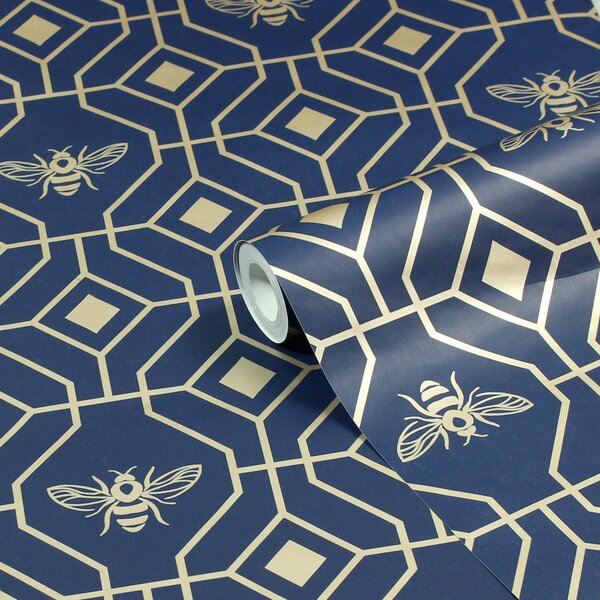 Furn. Bee Deco Wallpaper