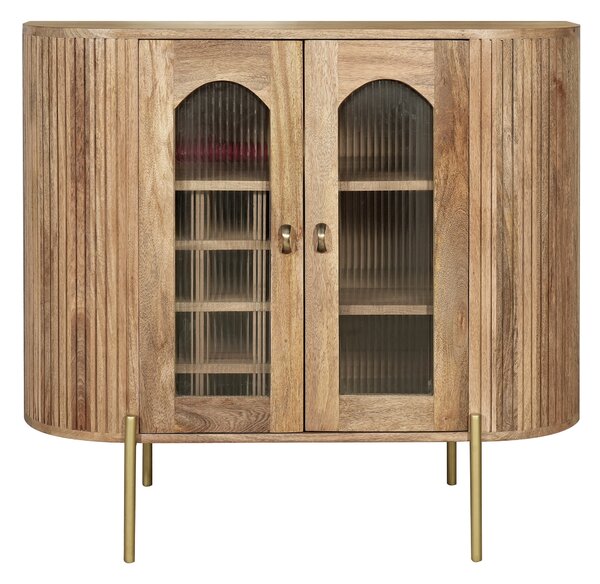 Indus Valley Orbit Glass Door Drinks Cabinet