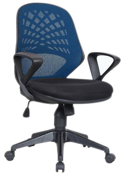 Lattice Mesh Back Operator Chair, Blue
