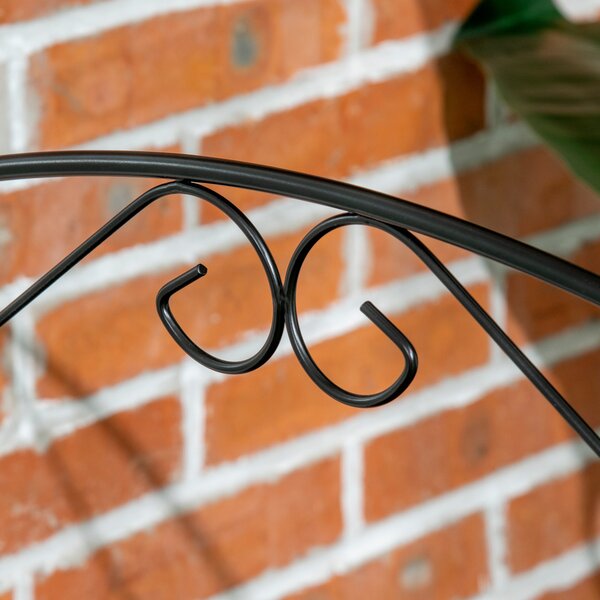 Outsunny Decorative Garden Fencing, 43in x 23ft Outdoor Picket Fence Panels, 8PCs Rustproof Metal Wire Landscape Flower Bed Border Aosom UK