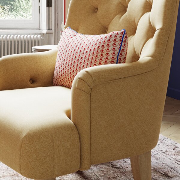 Arianna Button Back Accent Chair