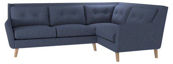 Halston Soft Marl Corner Sofa Blue