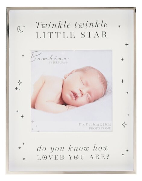 Bambino Metal Plated Twinkle Twinkle Photo Frame