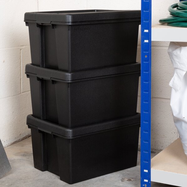 Wham Bam 45L Set of 3 Stackable Boxes & Lids