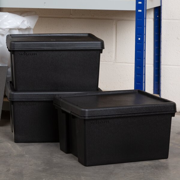 Wham Bam 16L Set of 3 Stackable Boxes & Lids