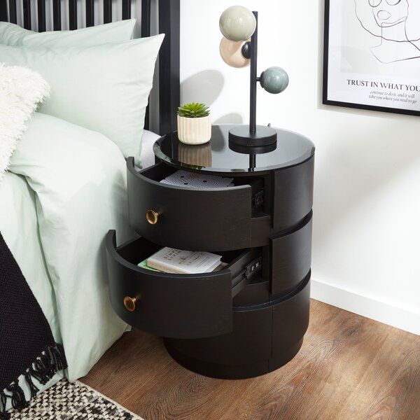 Azula 2 Drawer Bedside Table