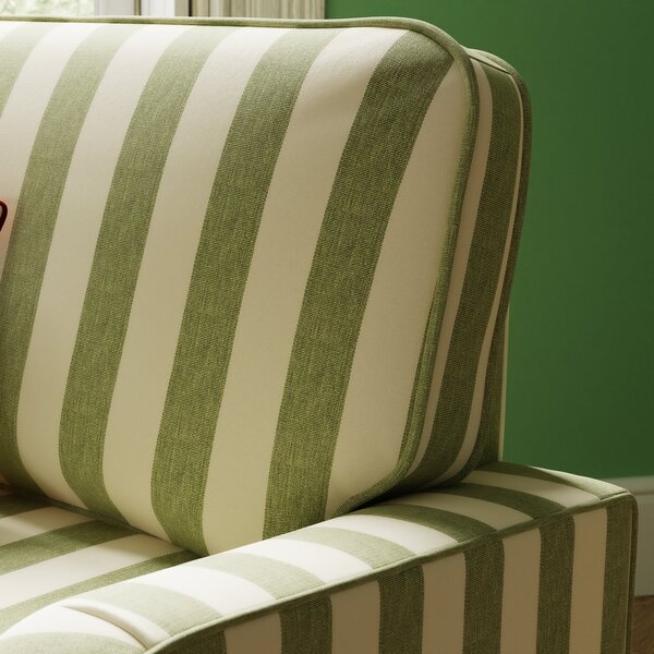 Beatrice Woven Stripe Snuggle Chair